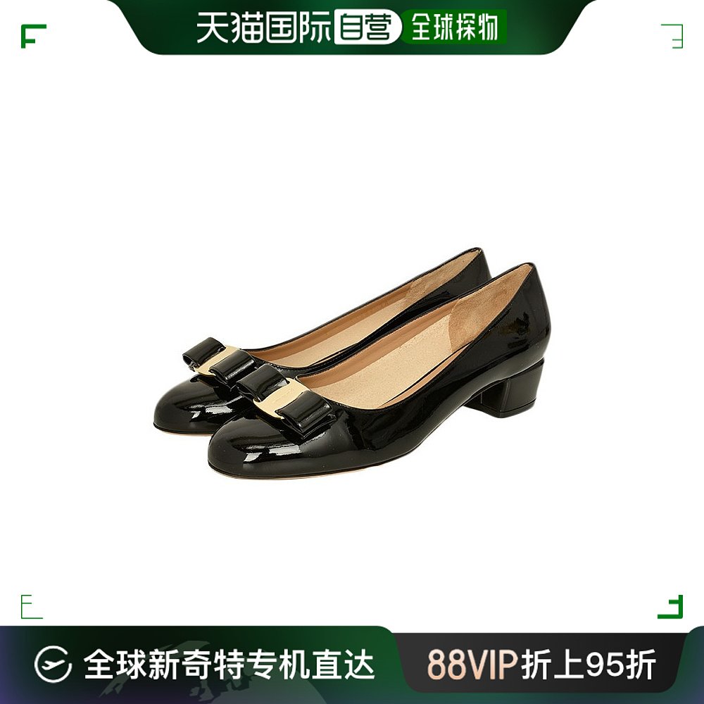 香港直邮FERRAGAMO菲拉格慕/女士鞋履VARA新潮蝴蝶结低跟皮鞋美C