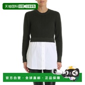Army 香港直邮KENZO gree AW2019 绿色 女士针织毛衣 2TO1575AP01