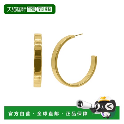 自营 adornia14k 镀金抗锈扁平环 - 金色 美国奥莱直发