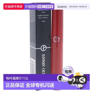 美国直邮Giorgio 400红色女士6.5ml Armani阿玛尼大师天鹅绒唇膏