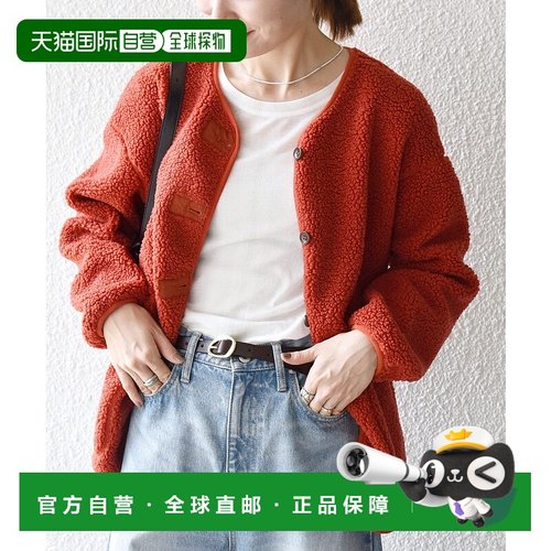 1h可退 日本直邮SHIPS any 女士 2WAY 拆卸连帽 毛绒保暖夹克 724