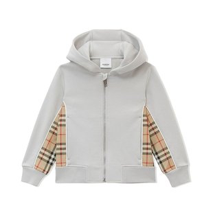 BURBERRY 灰色男童外套 8065718