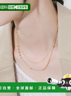 1h可退 日本直邮官方授权 SMELLY 不锈钢球链多层项链