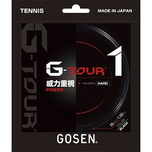 日本直邮GOSEN G Tour One 16 黑色网球肠 TSGT10BK