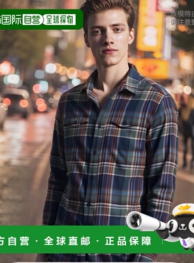 日潮跑腿patagonia巴塔哥尼亚 男士 Fjord 法兰绒衬衫 ADNA L 424