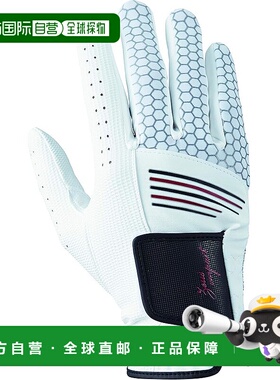 【日本直邮】Kasco 男款高尔夫手套 Zeus Impact 白色
