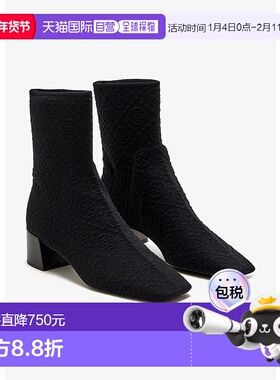 香港直邮TORY BURCH 女士靴子 164260006 AW2025 黑色 STRETCH AN