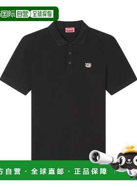香港直邮KENZO 男士T恤 FG55PO1014PU99J SS2026 黑色 短袖POLO