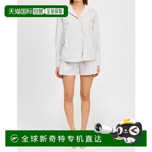 绿色 saisonHaisley条纹衬衫 美国奥莱直发 自营