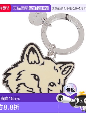 1h可退 香港直邮MAISON KITSUNE 女士 BOLD 狐狸头钥匙圈 MM06904