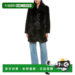 自营Apparis Pamela Mid-Length Coat - black 美国奥莱直发外套