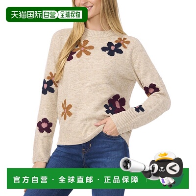 自营CeCe Regular Fit Sweater - Beige 毛衣美国直发奥莱