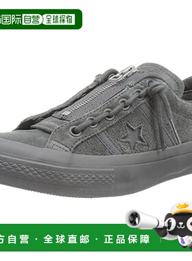 【日本直邮】Converse匡威 Star&Bars 中拉链 炭灰23.5cm 3520037