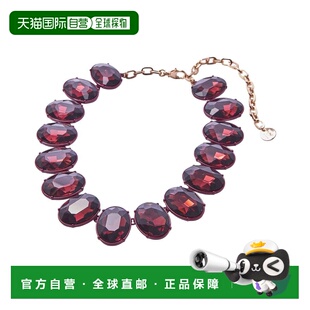 自营Carolina Herrera CZ Tonal Oval Crystal Necklace - patter