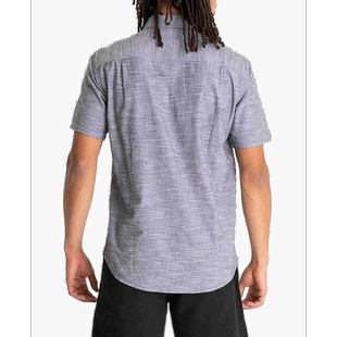 1h可退 【美国直邮】ABERCROMBIE男士衬衫短袖直筒型 时尚舒适百