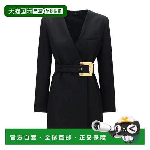 香港直邮BALMAIN 女士连衣裙 HF1R9462WC090PA 【付后1h可退】