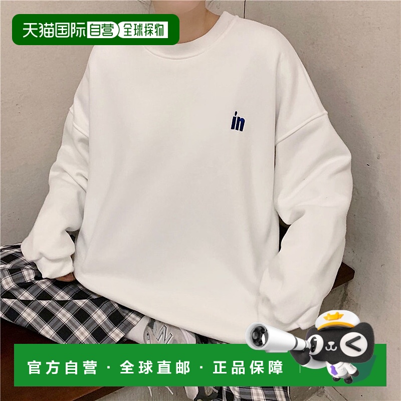 【日本直邮】Zoe Jenko 单点刺绣拉绒运动鞋 8917（WHT）卫衣