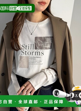 1h可退 日本直邮Discoat 女装 摄影logo印花长T恤 DCZ1061106A001