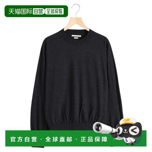 1h可退 日本直邮BLURHMS 男士羊毛丝绸混纺圆领针织衫 BHS24F021