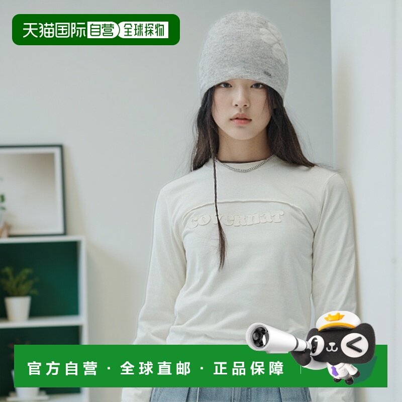 韩国直邮COVERNAT WOMAN 女士女装T恤CO2403LT73IV长袖