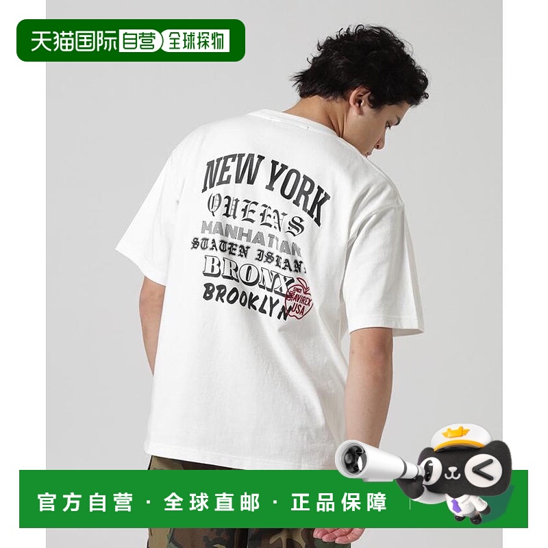日本直邮AVIREX SS BIG APPLE TEE [AV1129EM025670] T恤