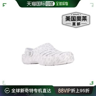 美国奥 Edge 冰灰色豹纹 印花一脚蹬木底鞋 女式 nauticaRiver