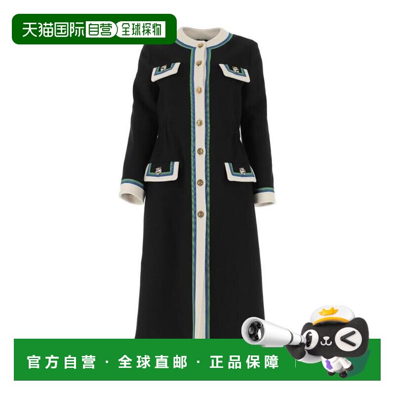自营Gucci 七分袖猫头扣大衣 569221ZHW03 【付后1h可退】
