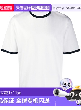 香港直邮THOM BROWNE 男士T恤 MJS083A00042100 AW2024 白色