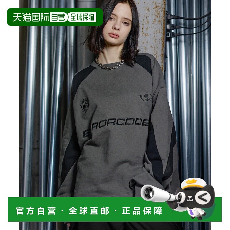 日本直邮ERAR男女同款 oversize配色游戏风卫衣 er250973