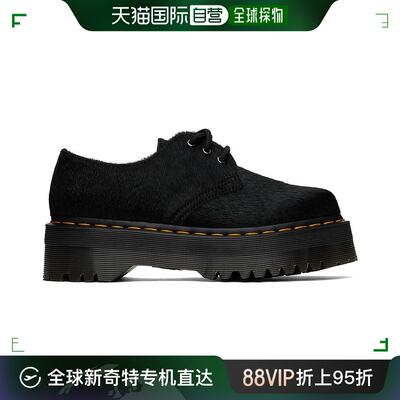 香港直邮潮奢 Dr. Martens 马丁大夫 女士 黑色 1461 Quad 德比鞋