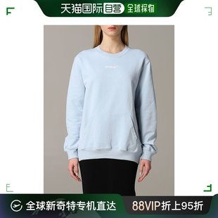 帽衫 香港直邮OFF 女士蓝色卫衣 3301 WHITE OWBA055R20003043