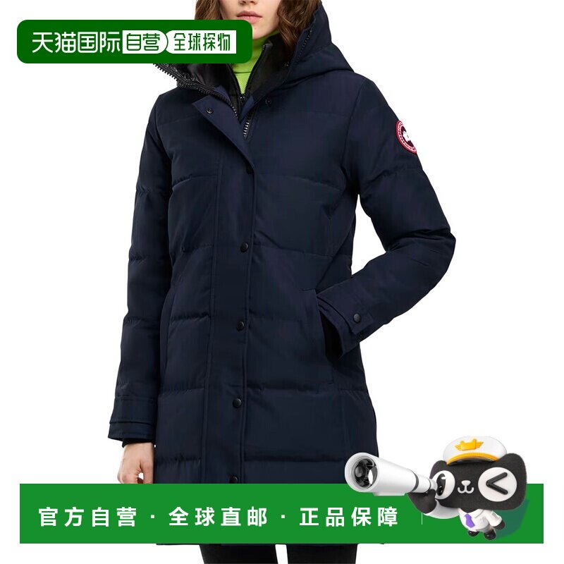 自营canada goose加拿大鹅Shelburne派克大衣-蓝色 美国奥莱直发图片