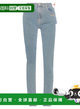 1h可退 香港直邮潮奢 off-white 女士 牛仔长裤 blue蓝色 舒适时