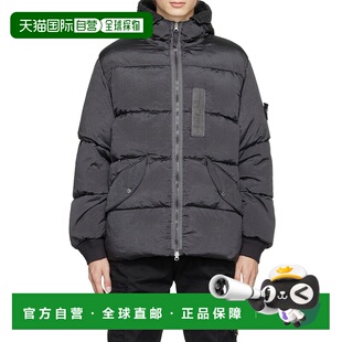香港直邮Stone Island 徽标连帽羽绒服 771543619 高端流行休闲