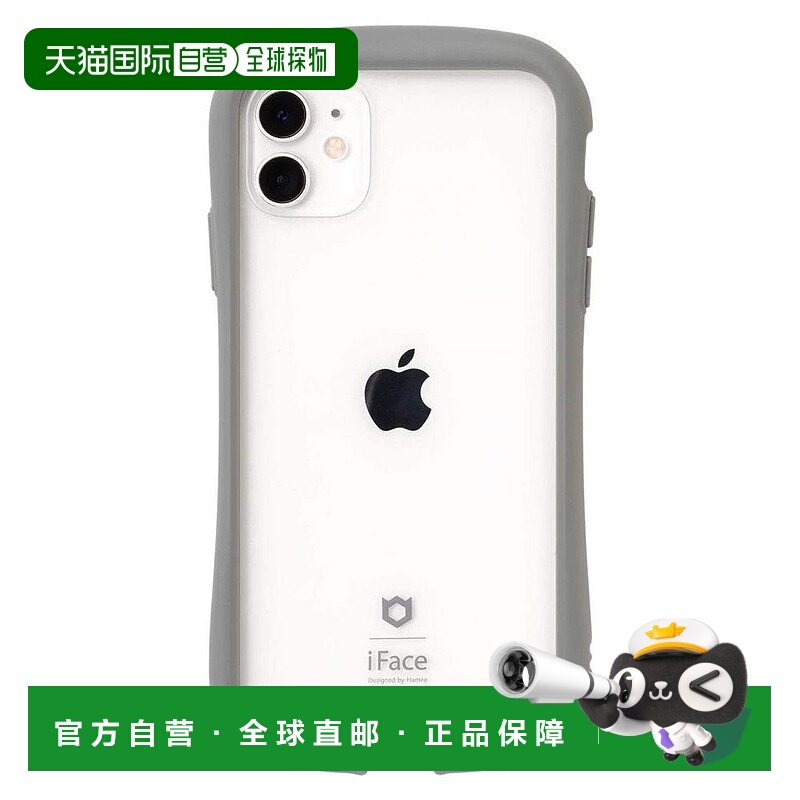 【日本直邮】Hamee 手机壳 iPhone 11 Pro 透明强化玻璃 灰色