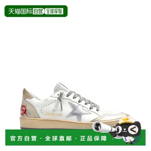 白色 美國奧萊直發 goose球星皮革運動鞋 自營golden
