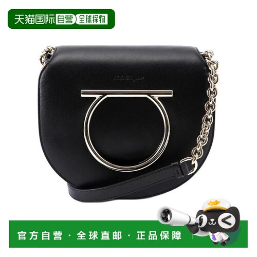 Salvatore Ferragamo logo马鞍单肩包 21G998 【付后1h可退】