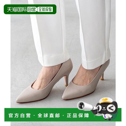 日本直邮Menue 尖头7cm跟高跟鞋 黑色 一脚蹬 ME8623BW02352