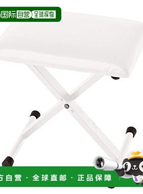 【日本直邮】korg乐器工具科音钢琴用X型椅子PC-110 WH白色