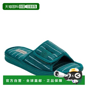 自营Dearfoams Men's Collin Terry Adjustable Shower Slide Hou