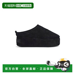 自营欧洲直邮Balenciaga巴黎世家 Alaska Soft女士黑色logo标识穆