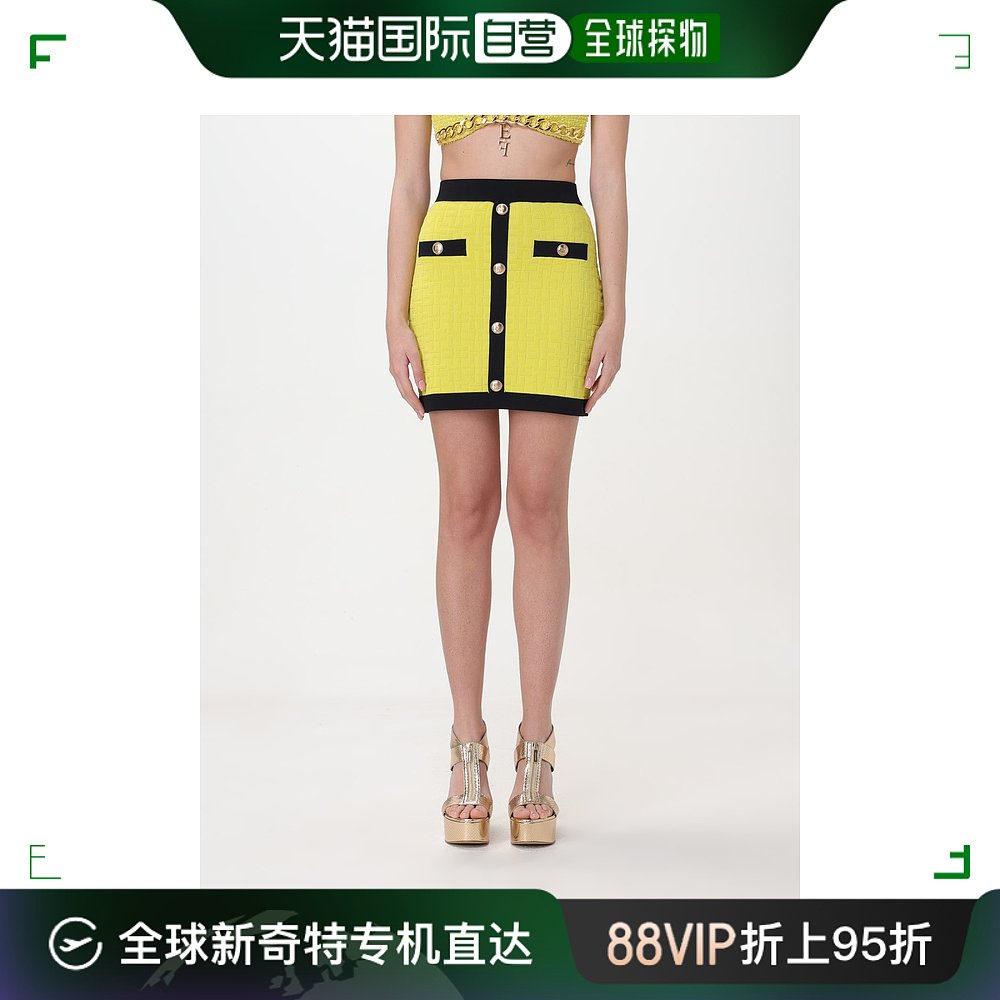 香港直邮潮奢 Elisabetta Franchi 女士 半身裙 GK98B 女装/女士精品 半身裙 原图主图