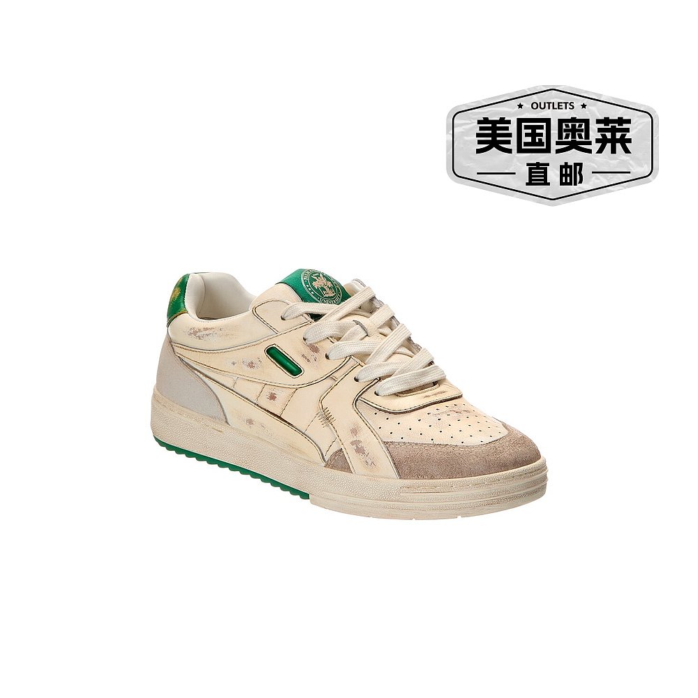 自营Palm Angels VT Palm University Ori Leather Sneaker - whi