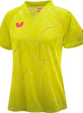 日本直邮Butterfly 蝙蝠利衫女乒乓球46039-107女短袖