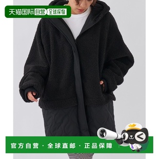 加绒拼接绗缝长款 1h可退 女装 pacific 连帽外套 日本直邮ocean