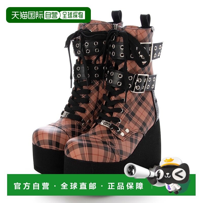 日本直邮YOSUKE 厚底系带靴 YO729BW20129