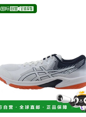 日本直邮asics-越FF 1073A057男士女士手球鞋：白色ASIC亚瑟士