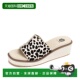 Wedge Slide Box 自营Yellow Ivory Alley Leopard Women Black