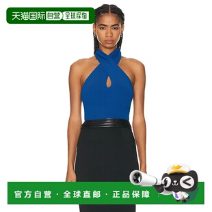 1h可退 香港直邮Alaia 女士 Bodysuit 挂脖上衣 AA9B02234M796