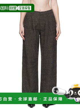 1h可退 香港直邮潮奢 R13 女士 灰色 Wide Leg 长裤 R13WR462R581